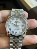 VS Factory Rolex Datejust 36mm White Roman Dial (126234) 1:1 Super Clone – DD3235 Movement