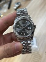 VS Factory Rolex Datejust 41mm Sunburst Slate Dial Fluted Bezel Jubilee Bracelet (126334) 1:1 Super Clone – DD3235 Movement