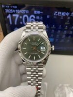 VS Factory Rolex Datejust 41mm Green Fluted Motif Dial Fluted Bezel Jubilee Bracelet (126334) 1:1 Super Clone – DD3235 Movement - Image 2