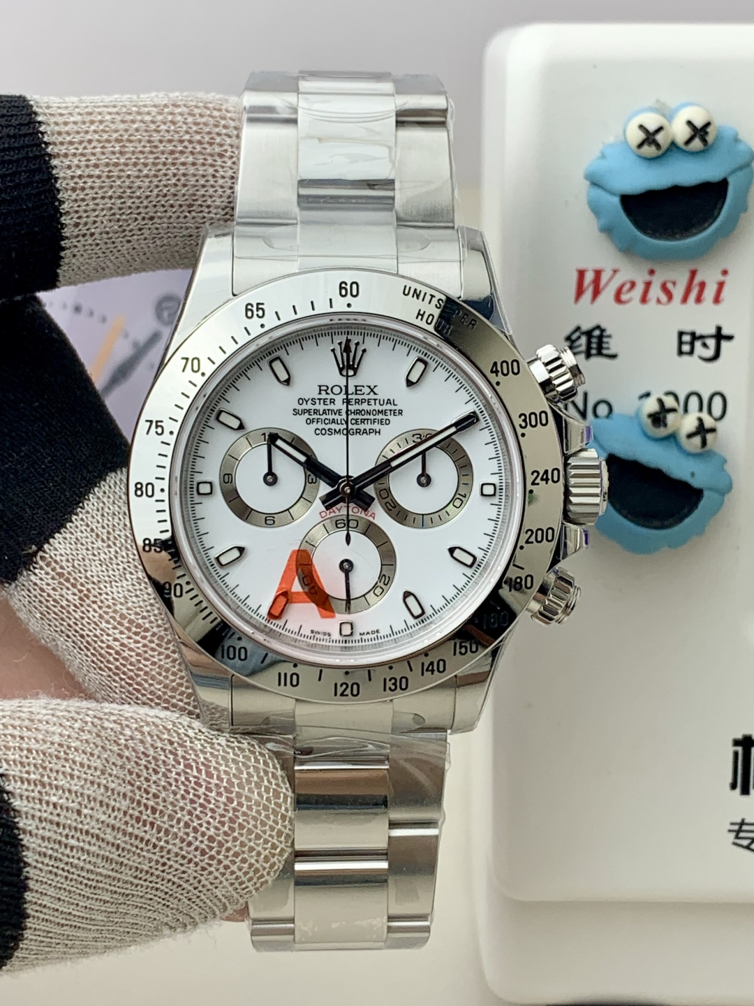cmp_i1764603596545_1862_0_0-1.jpg VS Factory Rolex Cosmograph Daytona White Dial Steel Bezel (116520) 1:1 Super Clone – DD4130 Movement - Image 1
