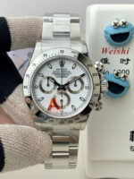 VS Factory Rolex Cosmograph Daytona White Dial Steel Bezel (116520) 1:1 Super Clone – DD4130 Movement - Image 2