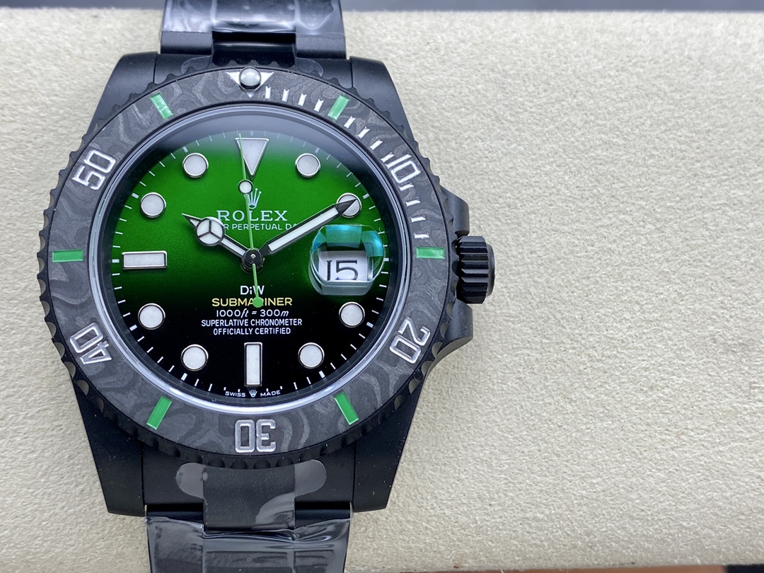 i1670749482_1896_0.jpg VS Factory Rolex Submariner Date “DiW Emerald” Custom Green Gradient Dial 1:1 Super Clone – DD3135 Movement - Image 1