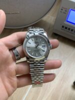 VS Factory Rolex Datejust 41mm Silver Sunburst Dial Smooth Bezel Jubilee Bracelet (126300) 1:1 Super Clone – DD3235 Movement