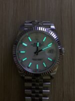 VS Factory Rolex Datejust 41mm Pure White Dial Fluted Bezel Jubilee Bracelet (126334) 1:1 Super Clone – DD3235 Movement - Image 10