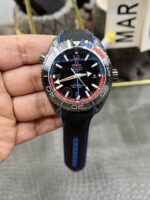 VS Factory Omega Seamaster Planet Ocean 600M GMT “Deep Black” ETNZ Edition 45.5mm (215.92.46.22.01.004) 1:1 Super Clone – DD8906 Movement - Image 2