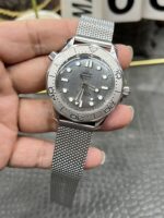 VS Factory Omega Seamaster Diver 300M 42mm James Bond 60th Anniversary Mesh Bracelet (210.30.42.20.03.002) 1:1 Super Clone – DD8806 Movement - Image 4