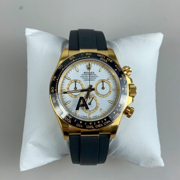 VS Factory Rolex Cosmograph Daytona Yellow Gold White Dial (126518LN) 1:1 Super Clone – DD4131 Movement
