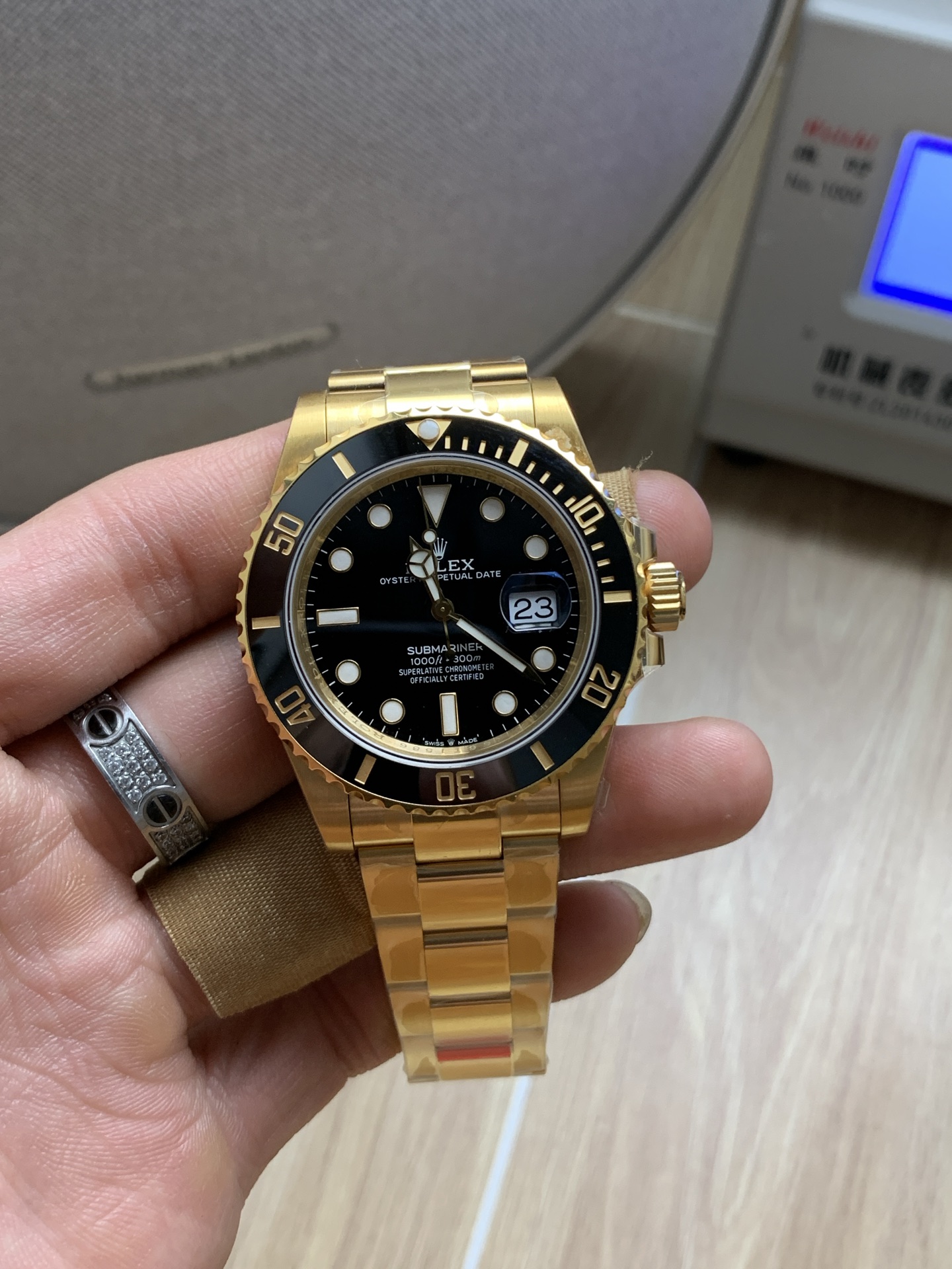 vsf-10455-7c29c6bcdd-i1749988814698_778_0_0-3 VS Factory Rolex Submariner Date “Solid Gold Black” 41mm (126618LN) 1:1 Super Clone – DD3235 Movement - Image 1