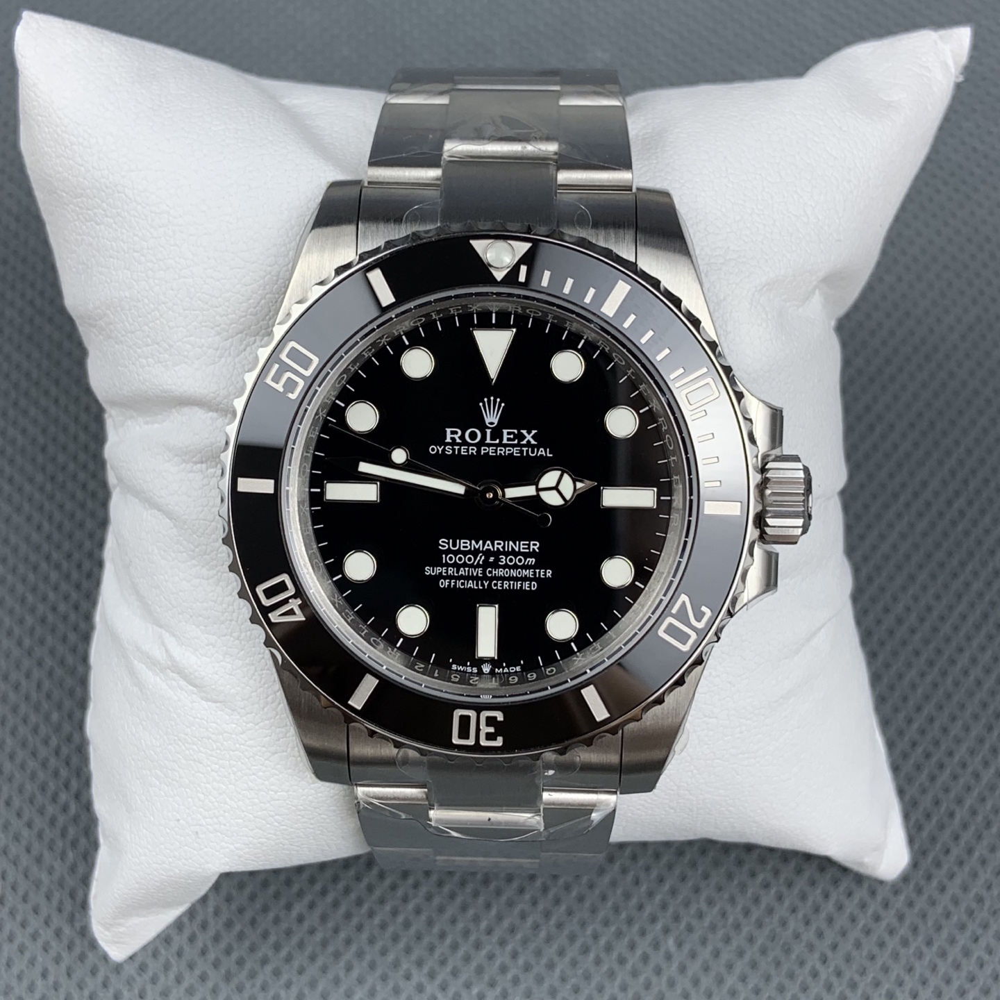 vsf-10706-090c34e43d-20260306170501_624_209 VS Factory Rolex Submariner “No-Date” Black 41mm (124060) 1:1 Super Clone – DD3230 Movement - Image 1