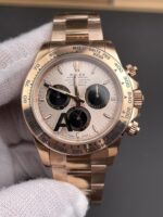 VS Factory Rolex Cosmograph Daytona Full Rose Gold “Panda” Dial (126505) 1:1 Super Clone – DD4131 Movement