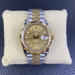 VS Factory Rolex Datejust 36mm Two-Tone Yellow Gold Fluted Motif Dial Jubilee Bracelet(126233) 1:1 Super Clone – DD3235 Movement