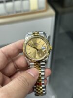 VS Factory Rolex Datejust 36mm Two-Tone Yellow Gold Sunburst Champagne Dial Jubilee Bracelet (126233) 1:1 Super Clone – DD3235 Movement
