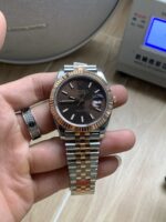 VS Factory Rolex Datejust 41mm Two-Tone Rose Gold Chocolate Dial Jubilee Bracelet (126331) 1:1 Super Clone – DD3235 Movement