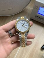 VS Factory Rolex Datejust 41mm Two-Tone Yellow Gold White Dial Jubilee Bracelet (126333) 1:1 Super Clone – DD3235 Movement