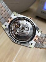 VS Factory Rolex Datejust 41mm Two-Tone Rose Gold Slate Black Fluted Motif Dial Jubilee Bracelet (126331) 1:1 Super Clone – DD3235 Movement - Image 8