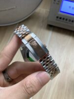 VS Factory Rolex Datejust 41mm Two-Tone Rose Gold Slate Black Fluted Motif Dial Jubilee Bracelet (126331) 1:1 Super Clone – DD3235 Movement - Image 7