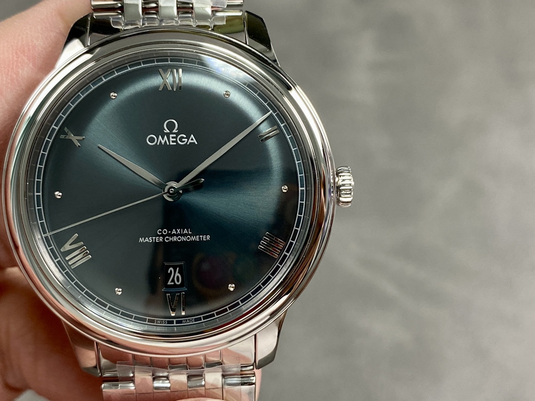 vsf-12937-9065d52873-a1721911255719_2815-1 VS Factory Omega De Ville Prestige 40mm Pine Green Dial Stainless Steel Bracelet (434.10.40.20.10.001) 1:1 Super Clone – DD8800 Movement - Image 1