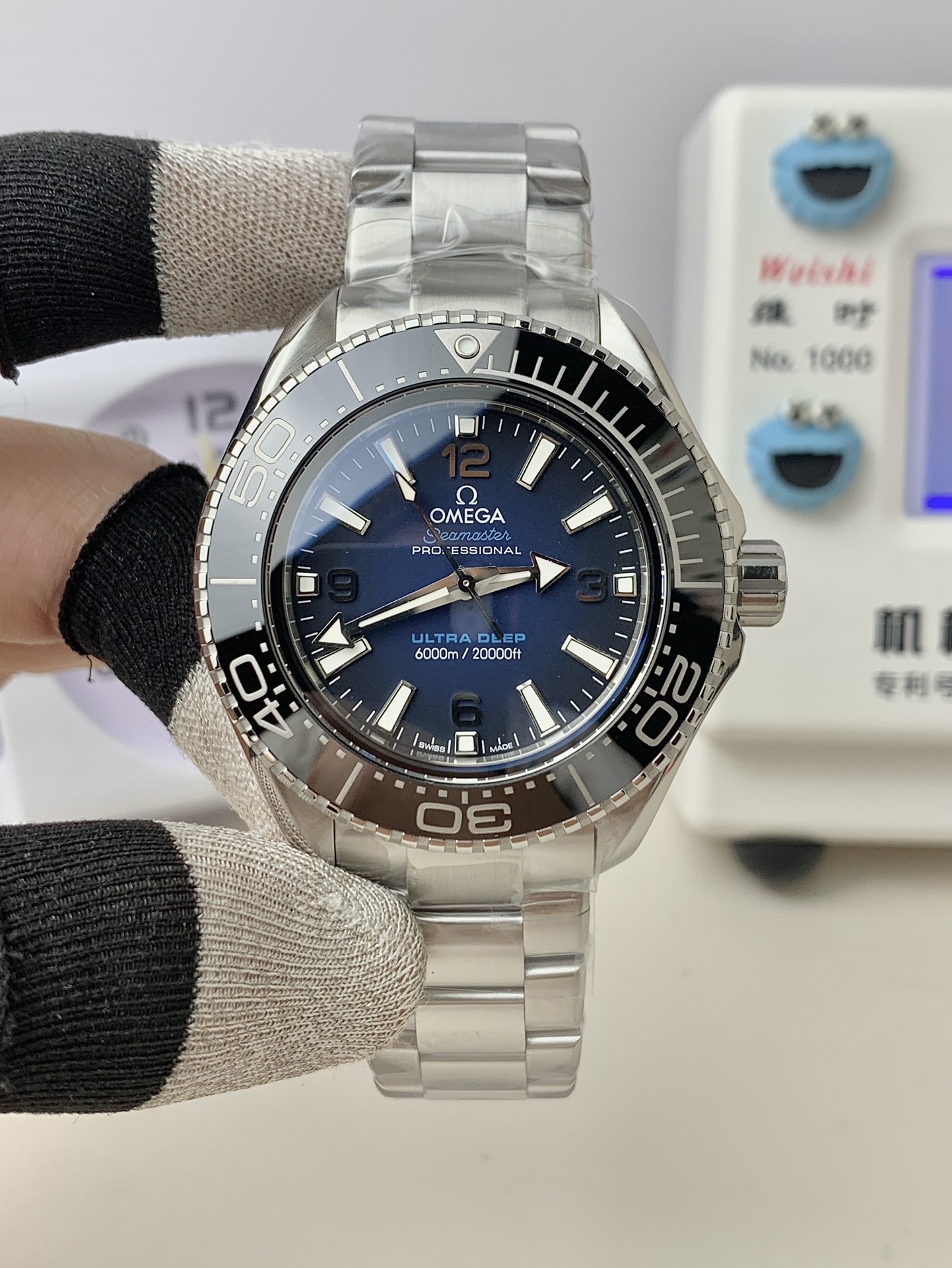 vsf-13145-27018355ef-i1730318179_2070_0-1 VS Factory Omega Seamaster Planet Ocean Ultra Deep 6000M 45.5mm Gradient Blue Dial Stainless Steel Bracelet (215.30.46.21.03.001) 1:1 Super Clone – DD8912 Movement - Image 1