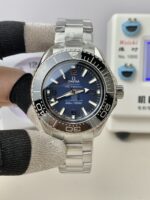 VS Factory Omega Seamaster Planet Ocean Ultra Deep 6000M 45.5mm Gradient Blue Dial Stainless Steel Bracelet (215.30.46.21.03.001) 1:1 Super Clone – DD8912 Movement - Image 2