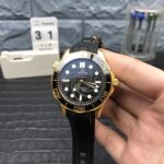 VS Factory Omega Seamaster Diver 300M 42mm James Bond 50th Anniversary 18K Yellow Gold (210.62.42.20.01.001) 1:1 Super Clone – Dandong DD8807 Movement