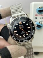 VS Factory Omega Seamaster Diver 300M 42mm 007 Edition “No Time To Die” Titanium Mesh (210.30.42.20.01.001) 1:1 Super Clone – DD8806 Movement - Image 3