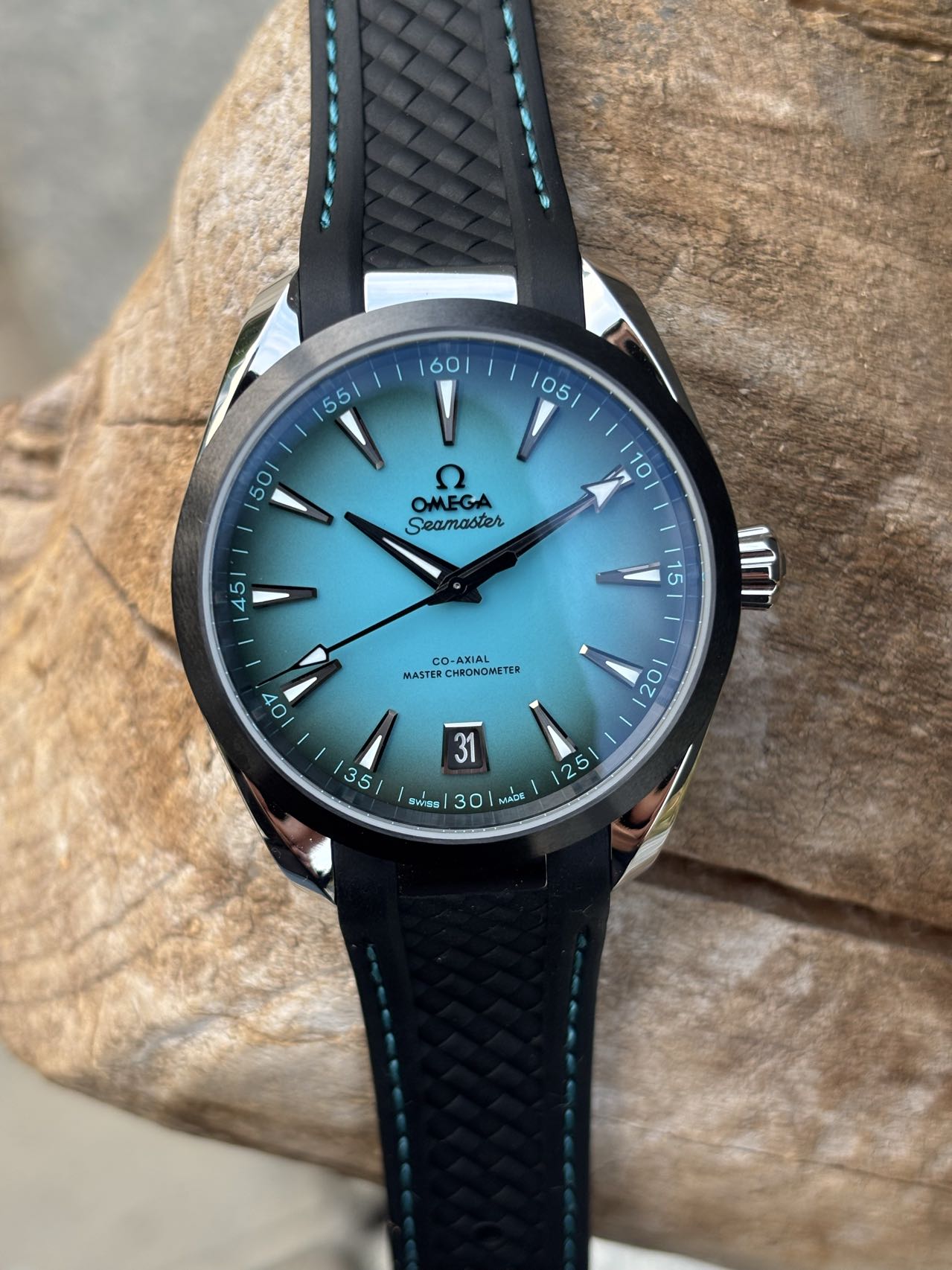 vsf-13274-d546eac543-a1767012933391_2214-1 VS Factory Omega Seamaster Aqua Terra 150M 41mm Gradient Turquoise Dial Ceramic Bezel (220.32.41.21.03.001) 1:1 Super Clone – DD8900 Movement - Image 1