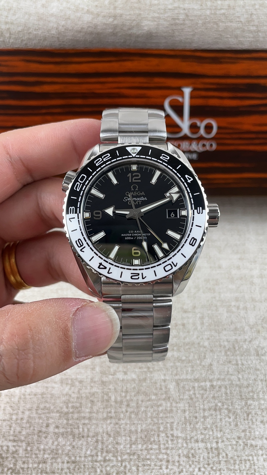 vsf-13359-6429774784-i1742538311_2113_1-1 VS Factory Omega Seamaster Planet Ocean 600M GMT 43.5mm “Tai Chi” Black/White Bezel (215.30.44.22.01.001) 1:1 Super Clone – DD8906 Movement - Image 1