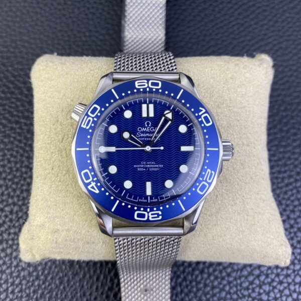 VS Factory Omega Seamaster Diver 300M 42mm James Bond 60th Anniversary Mesh (210.30.42.20.03.002) 1:1 Super Clone – DD8806 Movement