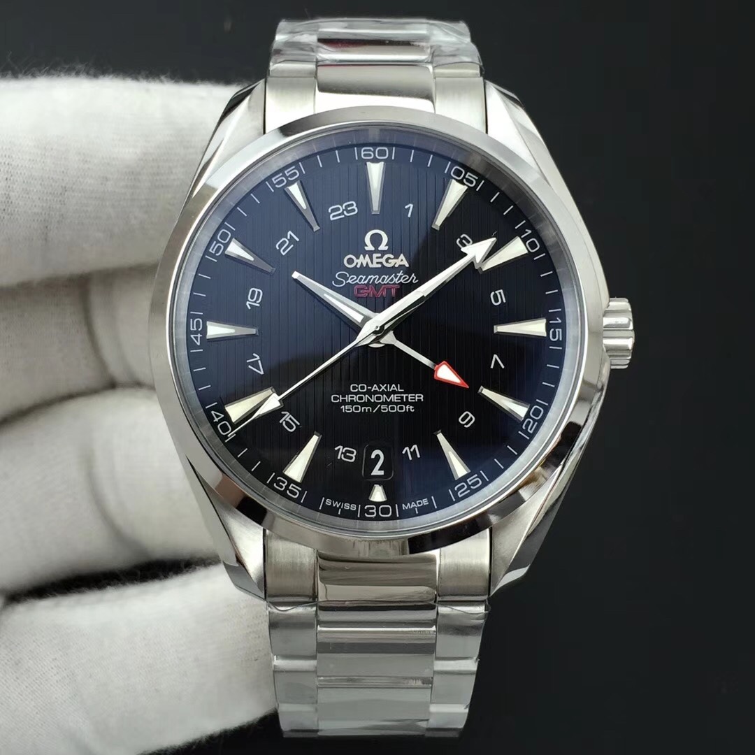 vsf-13600-cc19b9fe08-i1574235492_660_0-1 VS Factory Omega Seamaster Aqua Terra 150M GMT 43mm Blue Dial (231.10.43.22.03.001) 1:1 Super Clone – DD8605 Movement - Image 1
