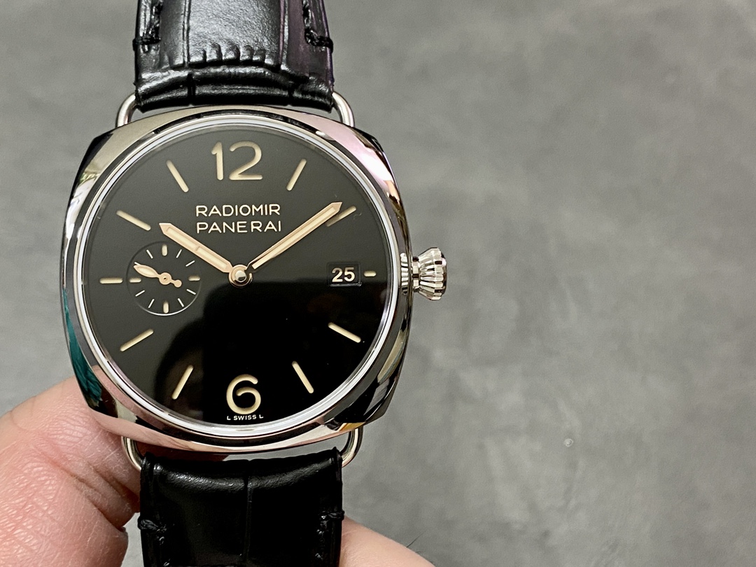 vsf-14744-e0fb0a93c6-a1709638823766_5063-1 VS Factory Panerai Radiomir Quaranta 40mm Black Dial PAM01294 1:1 Super Clone – DDP.900 Movement - Image 1