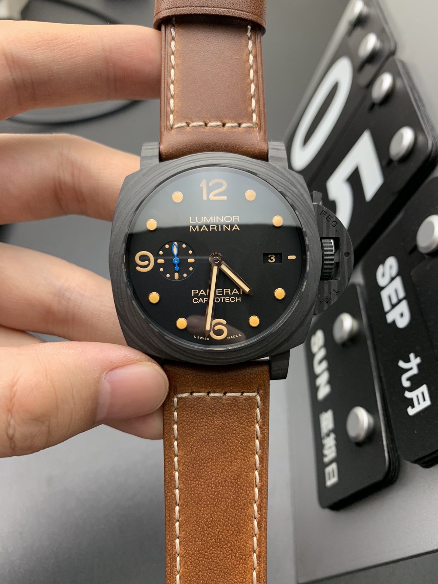 vsf-14829-19e5936f43-i1630779198_3419_0-1 VS Factory Panerai Luminor Marina Carbotech 44mm PAM00661 1:1 Super Clone – DDP.9010 Movement - Image 1