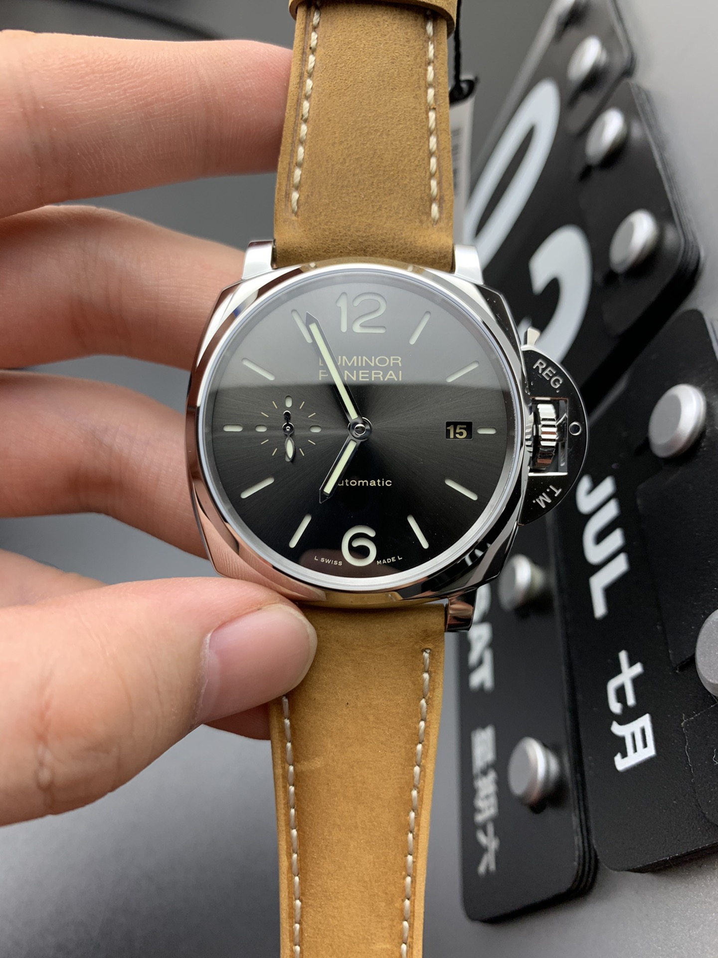 vsf-14975-448ab2393a-i1625289800_6503_0-2 VS Factory Panerai Luminor Due 42mm PAM00904 “Scamosciato Edition” 1:1 Super Clone – DDP.900 Movement - Image 1