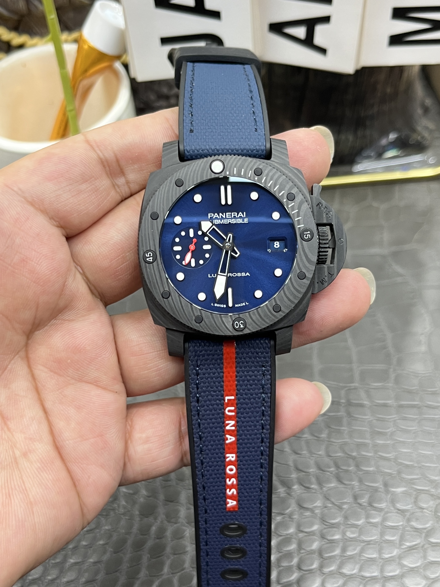 vsf-15115-d94b376066-i1745511731_5979_0-1 VS Factory Panerai Submersible Luna Rossa Carbotech 42mm PAM01563 1:1 Super Clone – DDP.900 Movement - Image 1