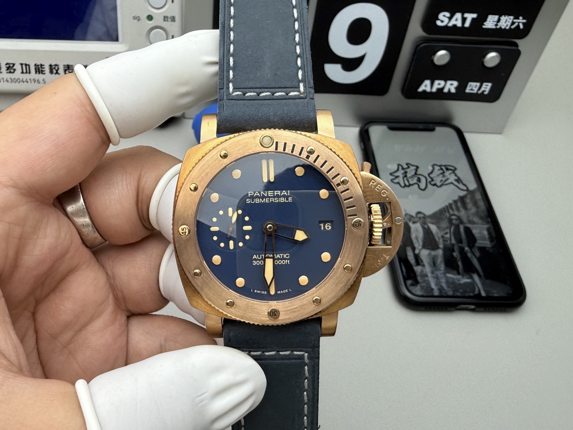 vsf-15184-905701e0c2-i1744966003049_6516_0_0-1 VS Factory Panerai Submersible Goldtech™ 42mm PAM00974 1:1 Super Clone – DDP.900 Movement - Image 1