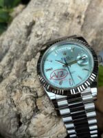 VS Factory Rolex Day-Date 40 Ref. 228236 “Platinum Ice Blue” V2 Upgrade 1:1 Super Clone – DD3255 Movement - Image 7