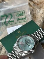 VS Factory Rolex Day-Date 40 Ref. 228236 “Platinum Ice Blue” V2 Upgrade 1:1 Super Clone – DD3255 Movement - Image 9