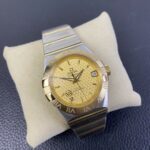VS Factory Omega Constellation 38mm Two-Tone Yellow Gold Textured Dial (123.20.38.21.08.001) 1:1 Super Clone – DD8500 Movement - Image 3