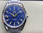 VS Factory Omega Seamaster Aqua Terra 150M 41.5mm Blue Wave Dial 18K Yellow Gold Hands Stainless Steel Bracelet (231.10.42.21.03.006) 1:1 Super Clone – DD8500 Movement