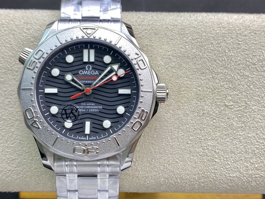 vsf-15964-10a1e1e7db-i1610045892_6880_0-1 VS Factory Omega Seamaster Diver 300M “Nekton Edition” 42mm Black Wave Dial Titanium Bezel Stainless Steel Bracelet (210.30.42.20.01.002) 1:1 Super Clone – DD8806 Movement - Image 1