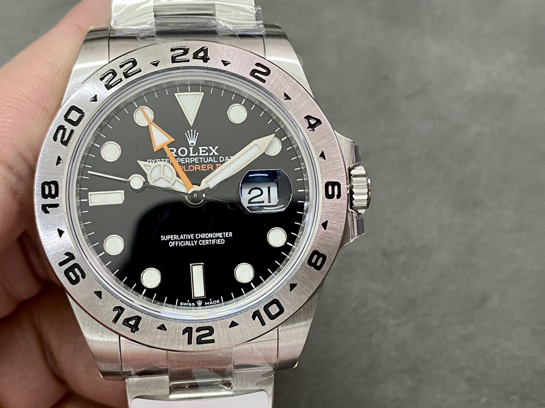 vsf-16053-ba7458e2ae-a1680616866521_1108-1 VS Factory Rolex Explorer II 42mm Black Dial (226570) 1:1 Super Clone – DD3285 Movement - Image 1