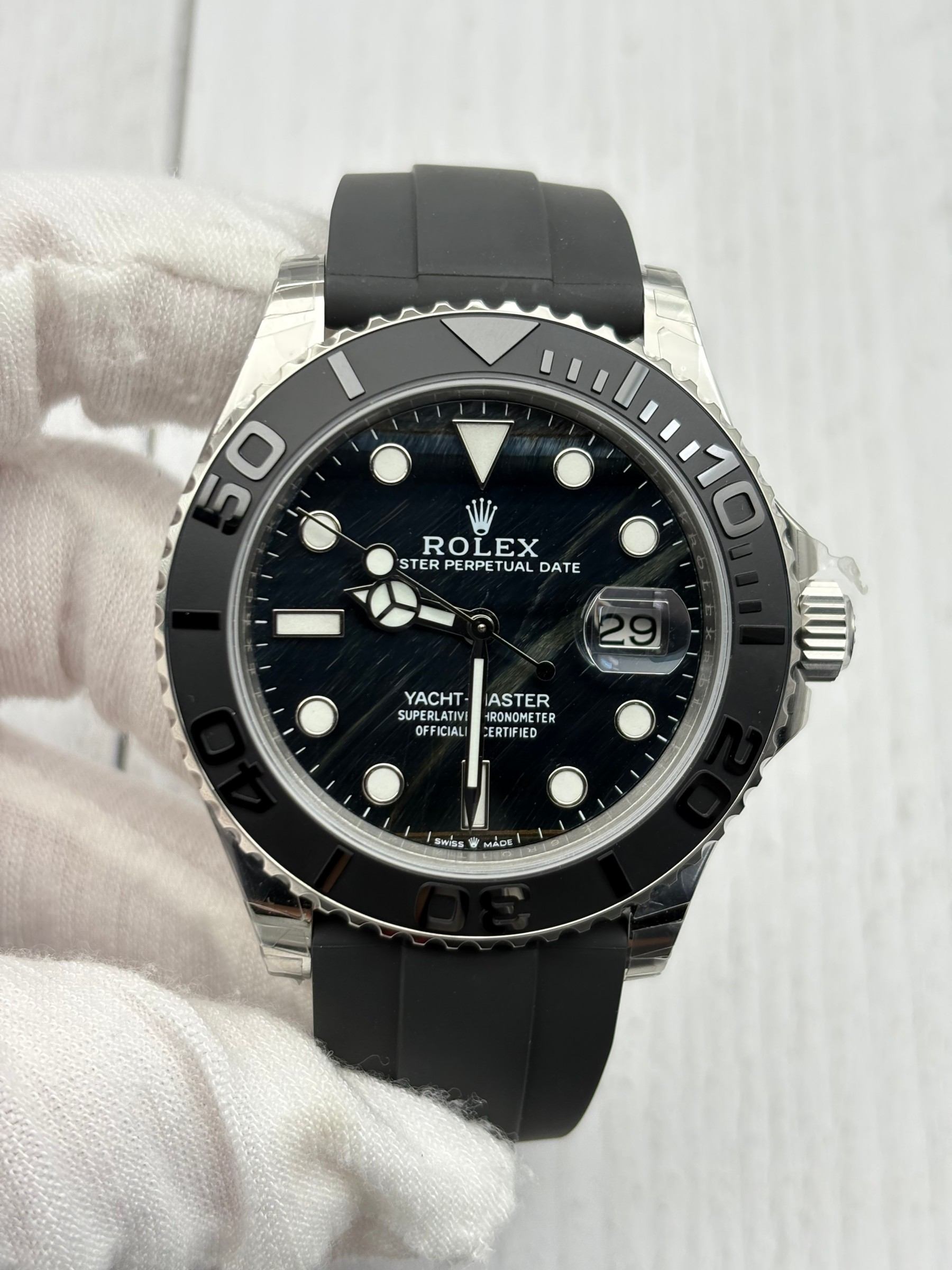 1-4-副本 VS Factory Rolex Yacht-Master 42mm Falcon’s Eye Dial (226659) 1:1 Super Clone – DD3235 Movement - Image 1