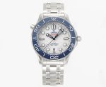VS Factory Omega Seamaster Diver 300M 42mm White Dial Blue Bezel (210.30.42.20.04.002) 1:1 Super Clone – DD8800 Movement
